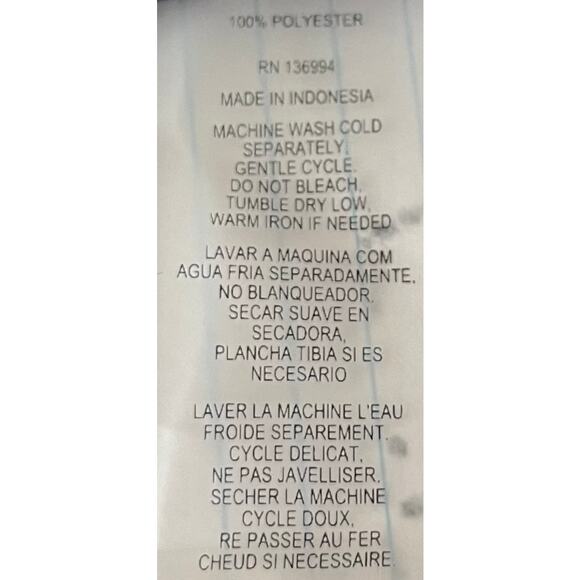 SIONI DOLMAN SLEEVE, V-NECK  BLOUSE, WOMENS, XL, NAVY BLUE WITH WHITE STRIPES - Picture 10 of 11